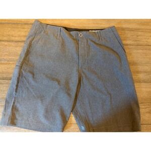 Volcom Surf & Turf Hybrid Shorts Mens Grey 4 Way Stretch Chino Boardshorts 34